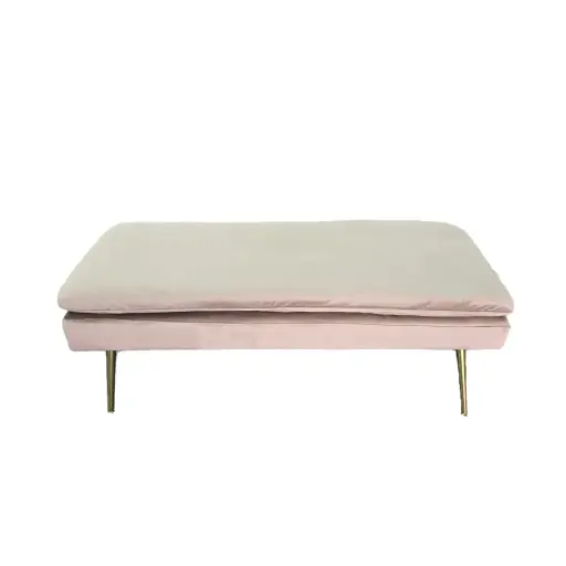 Banquette "Clovis" taupe