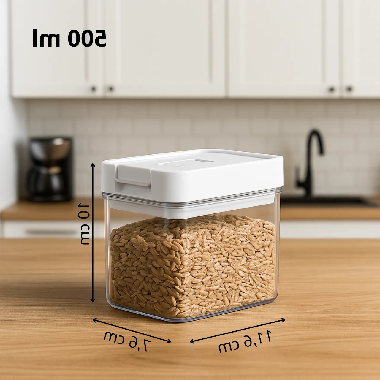 Bocal de conservation de cuisine 50 cl - 160g