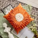 Coussin talia orange 45x45cm