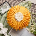 Coussin paula orange diamètre 45cm