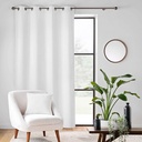 Coussin dehoussable compresse 45 x 45 cm velours relief nils blanc