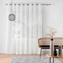 Panneau a oeillets 300 x 240 cm voile tisse carlin naturel