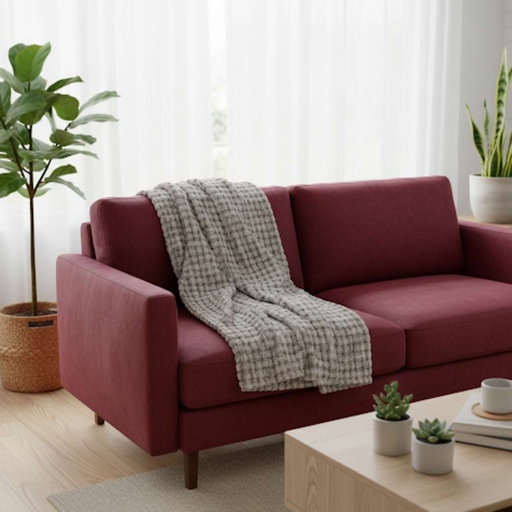 Plaid flan 3d 125x150 gris