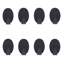 Lot de 8 crochets métal STIKY noir  