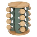 Rack epices x16 metal/bambou sensia ficus