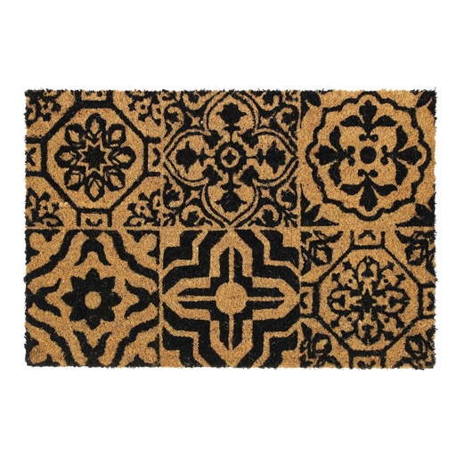 Paillasson rectangle 40 x 60 cm coco imprime lisbonne 