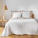 Couvre lit 2p mat.+2 hc 60x60 220 x 240 cm jersey/microfibre cassandra