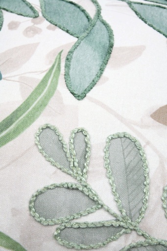 Coussin ombrage vert 40x40