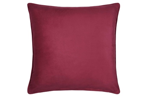 Coussin poeme bordeaux 50x50