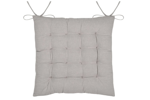 Galette de chaise pampa naturel 38x38