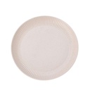 Assiette en grès rosé d22cm