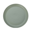 Assiette en grès d27cm vert