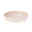 Assiette profonde grès 22cm rosé