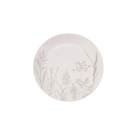 Assiette Ø19 cm grès rosé