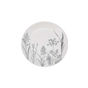 Assiette Ø19 cm grès gris