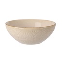 Bol faience 650ml 15x6cm beige