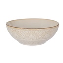 Coupe faience 19x9 cm beige