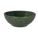 Coupe faience 19x9 cm vert