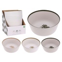 Saladier melamine 26x11cm 3ass