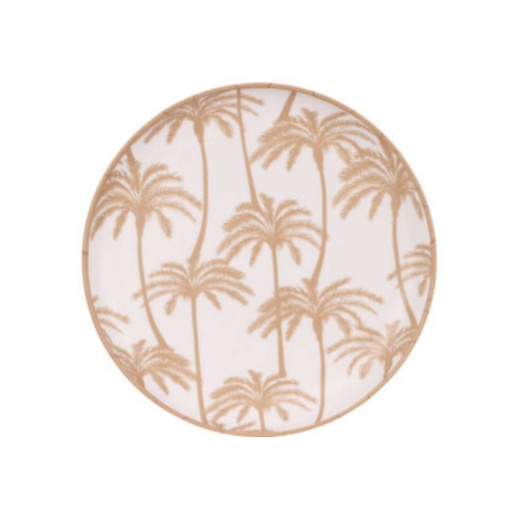 Assiette melamine 21cm - rosé