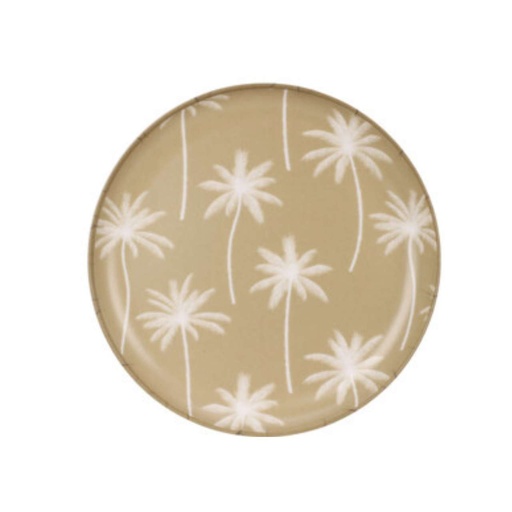 Assiette melamine 21cm - Doré