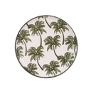 Assiette melamine 21cm - vert