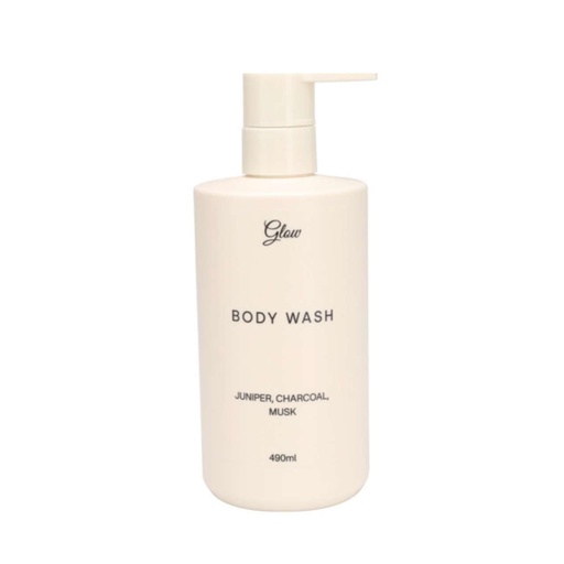 Gel douche 490ml h18cm blanc