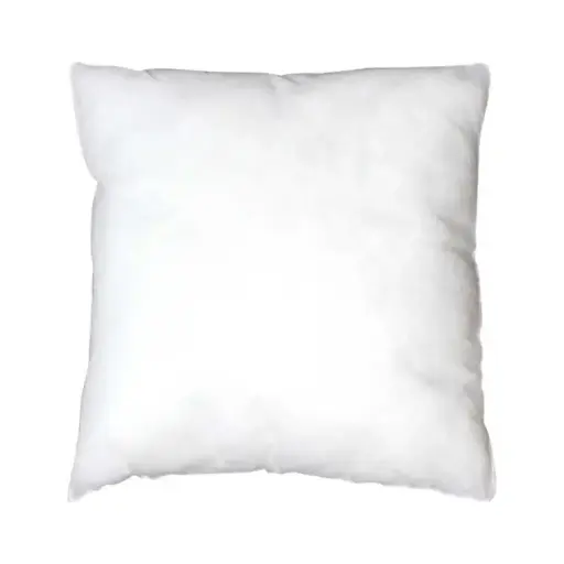 Interieur de coussin 40 x 40 cm uni blanc