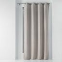 Rideau a oeillets 135 x 240 cm occultant chambray uni chinea lin