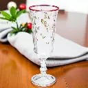 Verre a champagne vert 120ml 