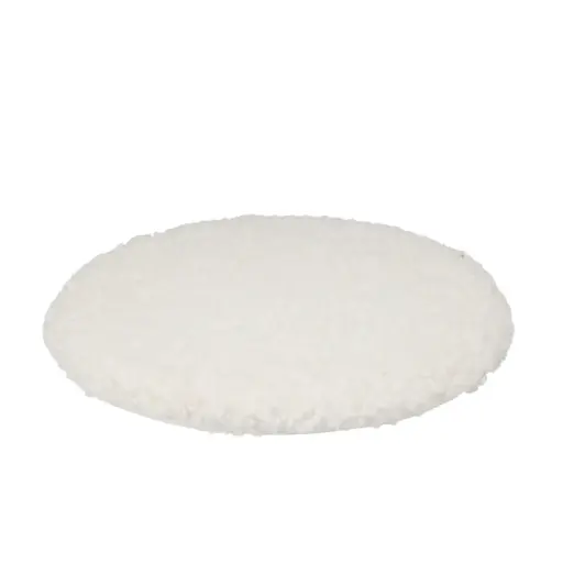 Coussin de chaise rond d35cm blanc