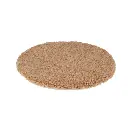 Coussin de chaise rond d35cm taupe