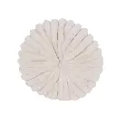Coussin rond 38cm blanc