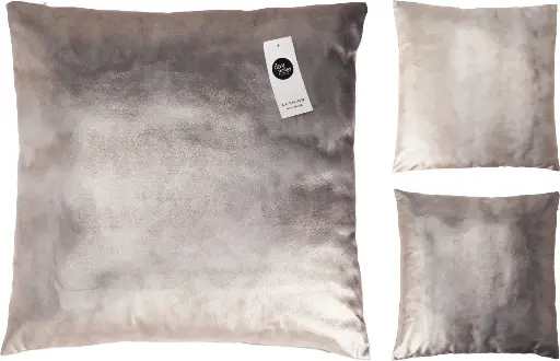 Coussin 45x45cm 2ass clr - Carton