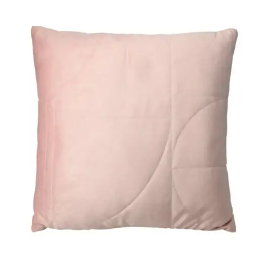 Coussin 45x45cm  clr rose