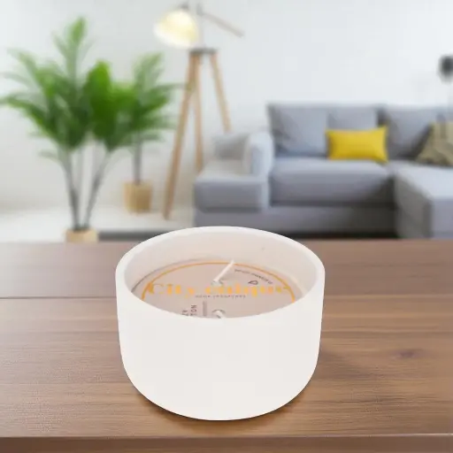 Bougie parfumée pot 12cm bergamot