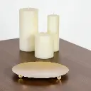 Plaque dia 8,5cmx1 rvs