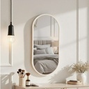 Miroir aluminium 30x60 cm