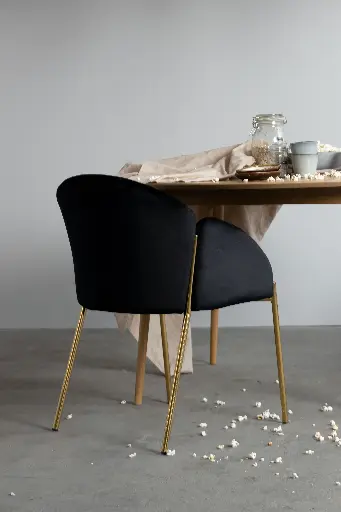 Chaise "Azumi" noir x2