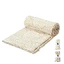 Couverture abstraite 120x150cm beige