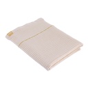 Serviette de bain 70x130 cm 100% coton nid d abeille - beige