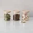 Boîte en verre avec couvercle - 4285