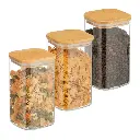 Bocal en verre avec couvercle - 4179