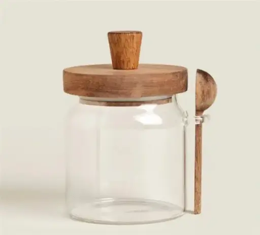 Bocal de conservation avec cuillère - 349