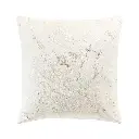 Coussin dehoussable compresse 45 x 45 cm velours imprime metallise marius