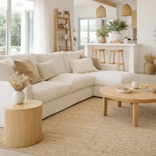 Table d'appoint Naturel -'Alba'