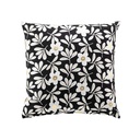 Coussin dehoussable compresse 45 x 45 cm coton imprime or wilma des. place