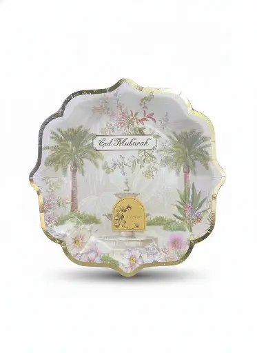 Lot de 10 assiettes Ø23 cm - "JANNAH"