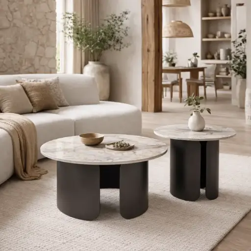Ensemble de 2 tables basse - "SOPHIE"