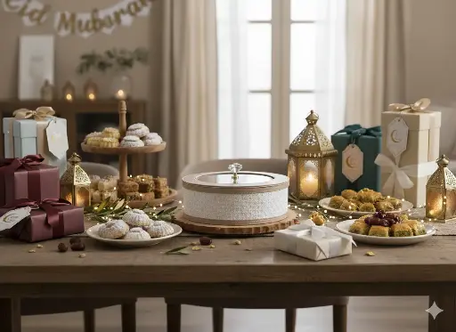 Boite ronde cannage avec couvercle acrylique 26*26*12 cm